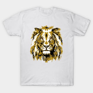 Cool Lion Head - Realistic Lion Eyes T-Shirt